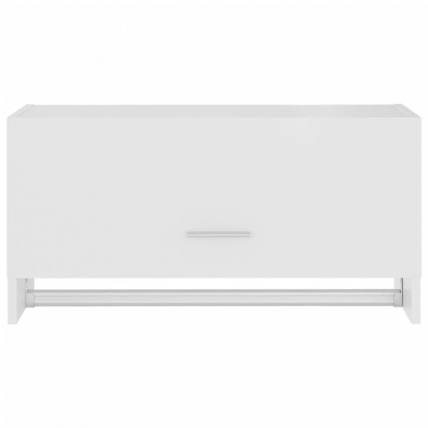 Armario de madera contrachapada blanco 70x32.5x35 cm M 5