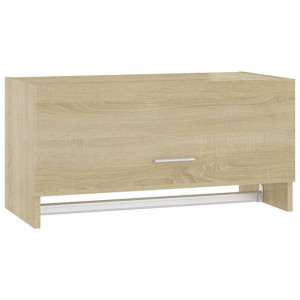 Armario de madera contrachapada color roble Sonoma 70x32.5x35cm H