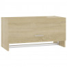 Armario de madera contrachapada color roble Sonoma 70x32.5x35cm 2