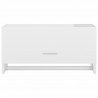 Roupeiro 70x32.5x35 cm derivados de madeira branco brilhante 5