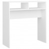 Mesa consola 78x30x80 cm derivados de madeira branco 2
