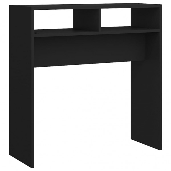 Mesa consola 78x30x80 cm derivados de madeira preto M 2
