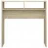 Mesa consola madera contrachapada roble Sonoma 78x30x80 cm 5