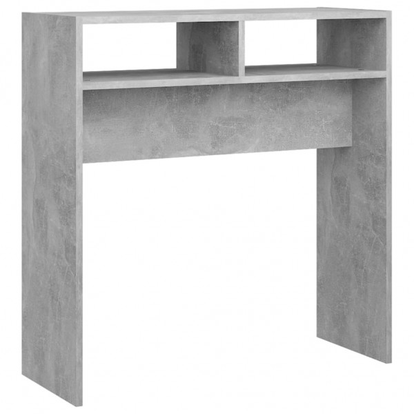 Mesa consola 78x30x80 cm derivados de madeira cinzento cimento M 2