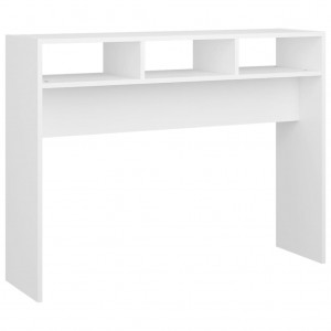 Mesa consola 105x30x80 cm derivados de madeira branco H