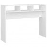 Mesa consola 105x30x80 cm derivados de madeira branco 2