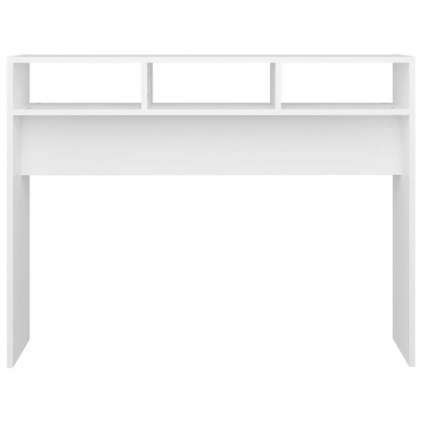 Mesa consola 105x30x80 cm derivados de madeira branco M 5