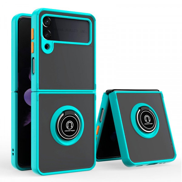 Carcasa COOL para Samsung F711 Galaxy Z Flip 3 Hard Anilla Celeste D