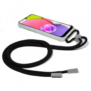 Carcasa COOL para Samsung A037 Galaxy A03s Cordón Negro H