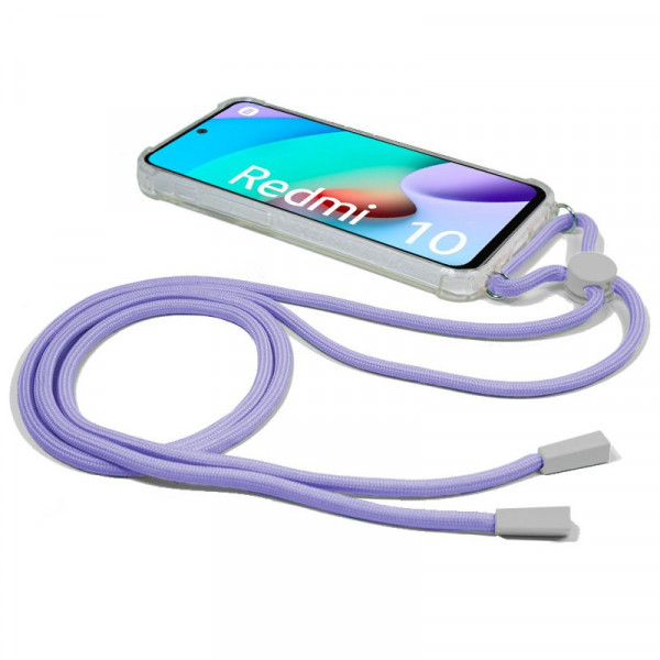 Carcasa COOL para Xiaomi Redmi 10 / Redmi 10 2022 Cordón Violeta M 2
