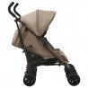 Carrito para gemelos de acero gris taupe 3