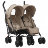 Carrito para gemelos de acero gris taupe 5
