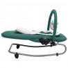 Hamaca mecedora para bebés de acero verde 3