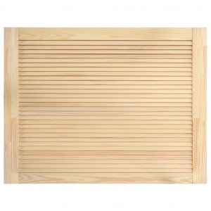 Puerta tipo persiana madera maciza de pino 39.5x59.4cm H