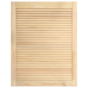 Puerta tipo persiana madera maciza de pino 61.5x39.4cm H