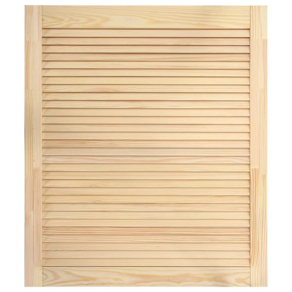 Puerta tipo persiana madera maciza de pino 61.5x49.4cm M 2
