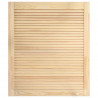 Puerta tipo persiana madera maciza de pino 61.5x49.4cm 2