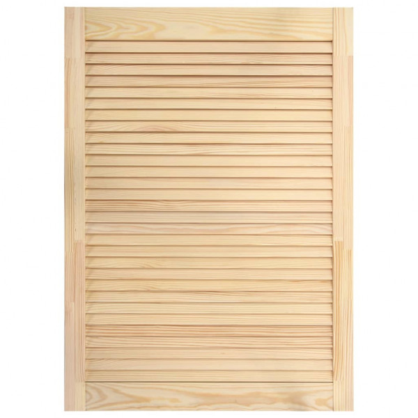 Puertas tipo persiana 2 uds madera maciza de pino 69x39.4cm M 4