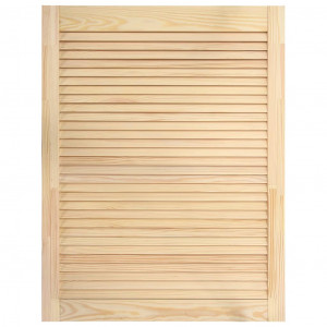 Puerta tipo persiana madera maciza de pino 69x49.4cm H