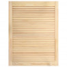 Puerta tipo persiana madera maciza de pino 69x49.4cm 2