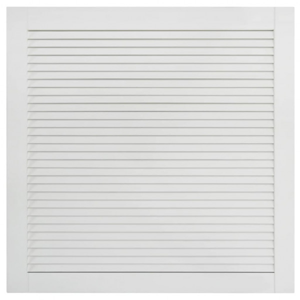Puerta tipo persiana madera maciza de pino blanco 39.5x39.4 cm M 2