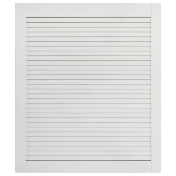 Puerta tipo persiana madera maciza de pino blanco 61.5x49.4cm M 2