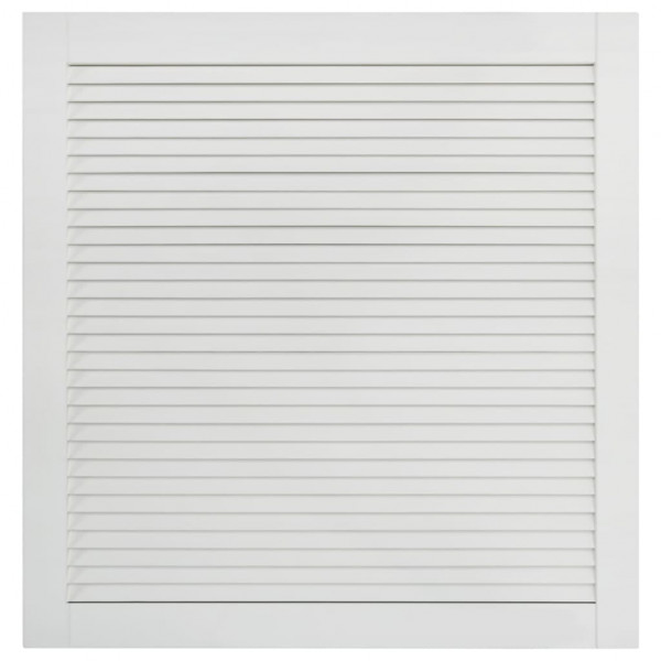 Portas de armário 2 pcs design de persiana pinho maciço branco M 4