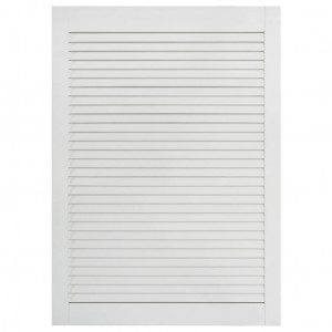 Puerta tipo persiana madera maciza de pino blanco 69x39.4cm H