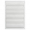 Puerta tipo persiana madera maciza de pino blanco 69x39.4cm 2