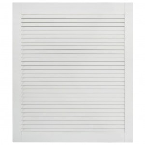 Puerta tipo persiana madera maciza de pino blanco 69x59.4cm H