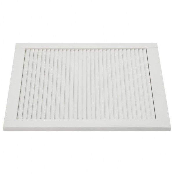 Puertas persiana 4 uds madera maciza pino blanco 69x59.4cm M 5