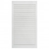 Puerta tipo persiana madera maciza de pino blanco 99.3x39.4cm 2