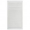 Puertas persiana 4 uds madera maciza de pino blanco 99.3x39.4cm 4