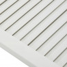 Puerta tipo persiana madera maciza de pino blanco 99.3x49.4cm 5