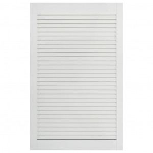 Puerta tipo persiana madera maciza de pino blanco 99.3x59.4cm H