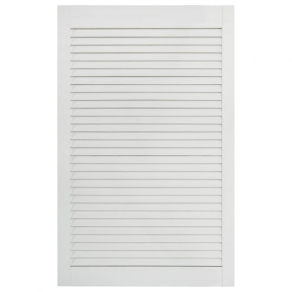 Puerta tipo persiana madera maciza de pino blanco 99.3x59.4cm M 2