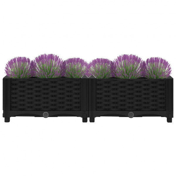 Arriate 80x40x23 cm polipropileno M 3