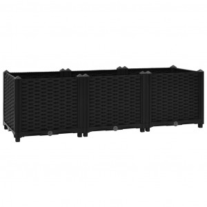 Canteiro elevado 120x40x38 cm polipropileno H