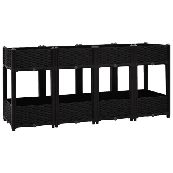 Arriate 160x40x71 cm polipropileno M 2