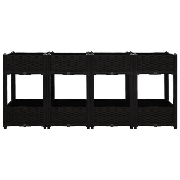 Arriate 160x40x71 cm polipropileno M 3