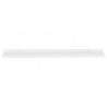 Estantes de pared 2 unidades blanco brillo 115x9x3 cm 4