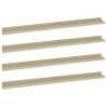 Prateleiras de parede 4 pcs 100x9x3 cm carvalho sonoma 2