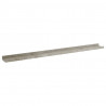Prateleiras de parede 2 pcs 100x9x3 cm cinzento cimento 4