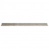 Prateleiras de parede 4 pcs 100x9x3 cm cinzento cimento 5