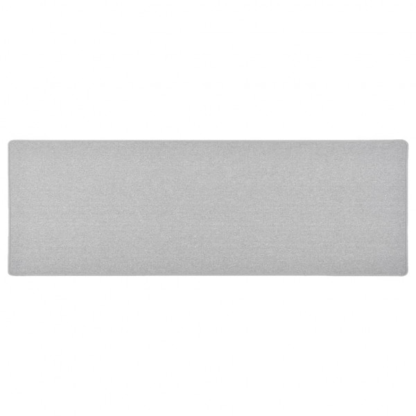 Alfombra de pasillo gris claro 50x150 cm D