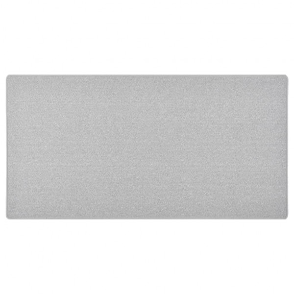 Alfombra de pasillo gris claro 80x150 cm D