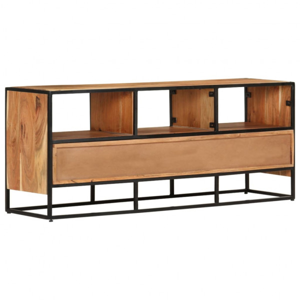 Mueble para la TV madera maciza de acacia 110x30x45 cm M 4