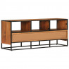 Mueble para la TV madera maciza de acacia 110x30x45 cm 5