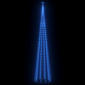 Árvore de Natal em cone c/ 752 luzes LED 160x500 cm azul H
