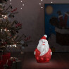 Figura Pai Natal acrílico c/ luzes LED interior e exterior 28cm 1